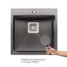 Кухонна мийка Qtap DK5050BL Black 2.7/1.0 мм (QTDK5050BLPVD2710) (QTDK5050BLPVD2710) фото 3 Aquada.com.ua