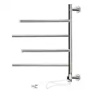 Сушарка рушників електрична Qtap Glide 11108R CRM (QTGLICRM11108R) фото 3 Aquada.com.ua