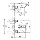 Змішувач для ванни Qtap Pivonka 3013102DC (QTPIV3013102DC) фото 2 Aquada.com.ua