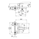 Змішувач для ванни Qtap Vranov 3018104GC (QTVRA3018104GC) фото 2 Aquada.com.ua