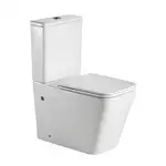 Унітаз-компакт Qtap Tern безобідковий з сидінням Soft-close QT17222093ARW