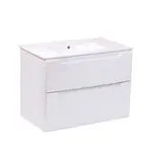 Тумба підвісна з умивальником Qtap Scorpio QT1472TPВ8013080CW