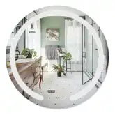 Дзеркало Qtap Mideya з антизапотіванням (DC-F802) 600х600 QT2078F802W