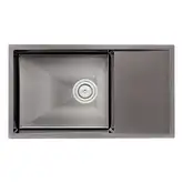 Кухонна мийка Qtap D7844BL Black 3.0/1.2 мм (QTD7844BLPVD12)