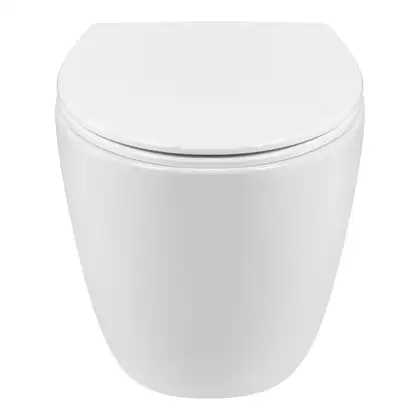 Унітаз підвісний Qtap Leo безобідковий з сидінням Slim Soft-close QT11331002ERW (QT11331002ERW) фото 12 Aquada.com.ua