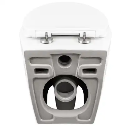 Унітаз підвісний Qtap Leo безобідковий з сидінням Slim Soft-close QT11331002ERW (QT11331002ERW) фото 3 Aquada.com.ua