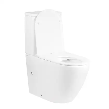 Унітаз-компакт Qtap Robin безобідковий з сидінням Soft-close QT13222141ARW (QT13222141ARW) фото 3 Aquada.com.ua
