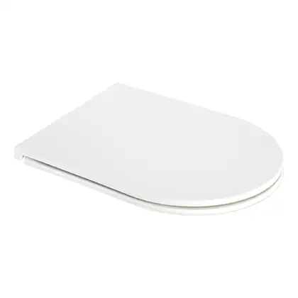 Унітаз підвісний Qtap Robin безобідковий з сидінням Slim Soft-close QT1333046ERW (QT1333046ER
W) фото 4 Aquada.com.ua