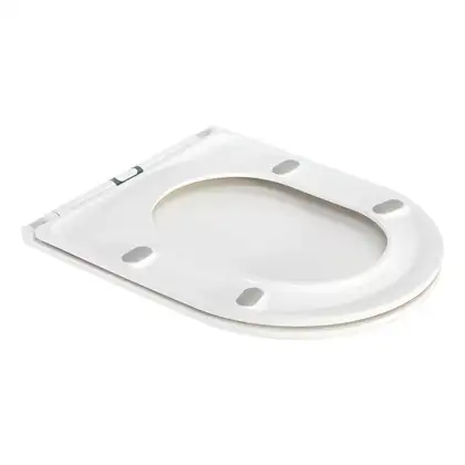 Унітаз підвісний Qtap Robin безобідковий з сидінням Slim Soft-close QT1333046ERW (QT1333046ER
W) фото 5 Aquada.com.ua