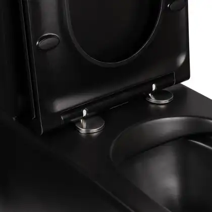 Унітаз-компакт Qtap Scorpio безобідковий з сидінням Soft-close QT14222125ARMB (QT14222125ARMB) фото 14 Aquada.com.ua