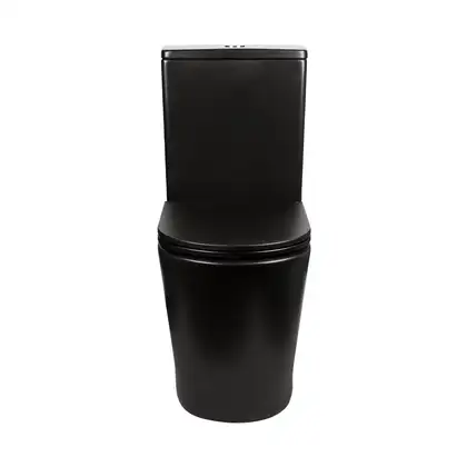 Унітаз-компакт Qtap Scorpio безобідковий з сидінням Soft-close QT14222125ARMB (QT14222125ARMB) фото 7 Aquada.com.ua