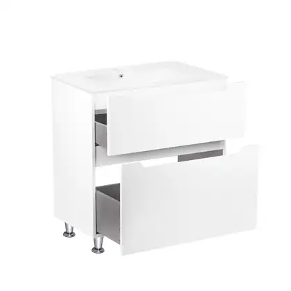Тумба підлогова з умивальником Qtap Scorpio QT1471TNВ7013070CW (QT1471TNВ7013070CW) фото 3 Aquada.com.ua