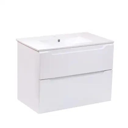 Тумба підвісна з умивальником Qtap Scorpio QT1472TPВ8013080CW (QT1472TPВ8013080CW) фото 1 Aquada.com.ua