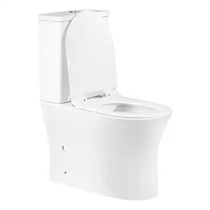 Унітаз-компакт Qtap Virgo безобідковий з сидінням Soft-close QT18222169ARW (QT18222169ARW) фото 11 Aquada.com.ua