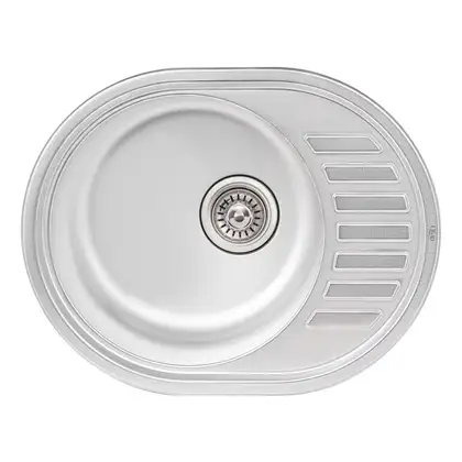 Кухонна мийка Qtap 5745 Micro Decor 0,8 мм (QT5745MICDEC08) (QT5745MICDEC08) фото 1 Aquada.com.ua