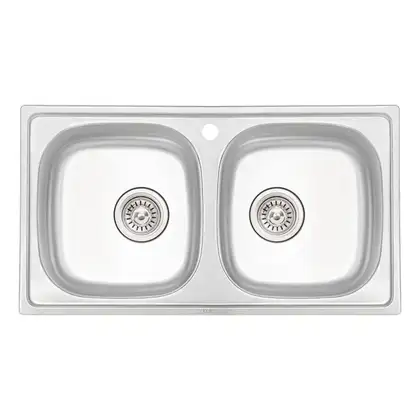 Кухонна мийка Qtap 7843-B Micro Decor 0,8 мм (QT7843BMICDEC08) (QT7843BMICDEC08) фото 1 Aquada.com.ua
