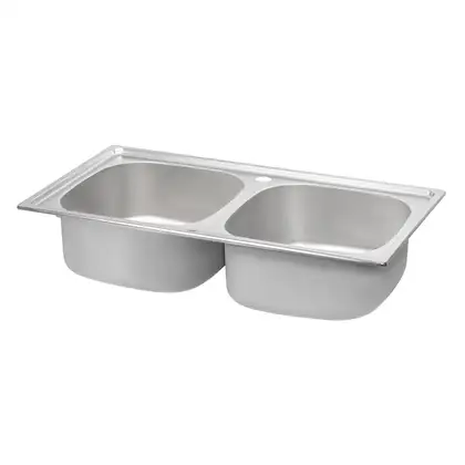 Кухонна мийка Qtap 7843-B Micro Decor 0,8 мм (QT7843BMICDEC08) (QT7843BMICDEC08) фото 4 Aquada.com.ua