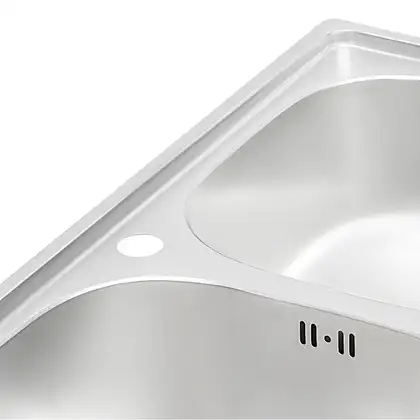 Кухонна мийка Qtap 7843-B Micro Decor 0,8 мм (QT7843BMICDEC08) (QT7843BMICDEC08) фото 6 Aquada.com.ua