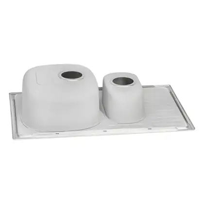 Кухонна мийка Qtap 7850-B Satin 0,8 мм (QT7850BSAT08) (QT7850BSAT08) фото 5 Aquada.com.ua