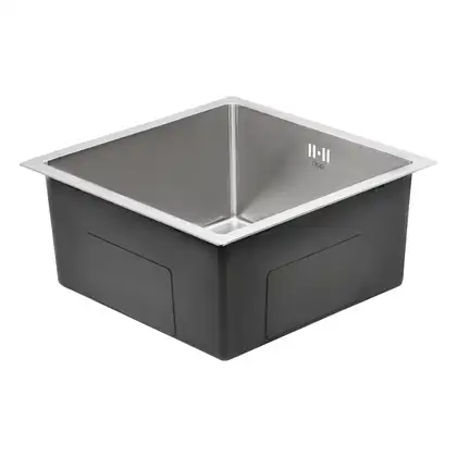 Кухонна мийка Qtap D4843 Satin 2.7/1.0 мм (QTD484310) (QTD484310) фото 4 Aquada.com.ua