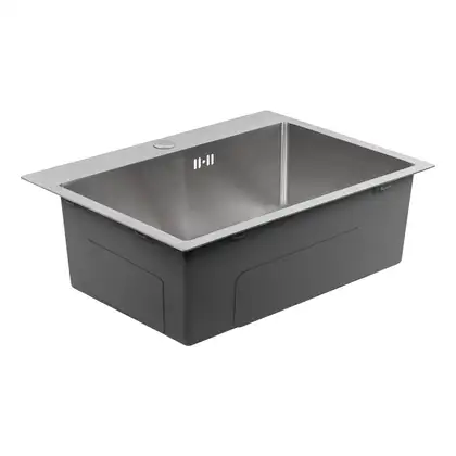 Кухонна мийка Qtap D6050 Satin 2.7/1.0 мм (QTD605010) (QTD605010) фото 4 Aquada.com.ua