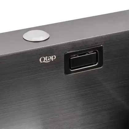 Кухонна мийка Qtap DK5050BL Black 2.7/1.0 мм (QTDK5050BLPVD2710) (QTDK5050BLPVD2710) фото 6 Aquada.com.ua