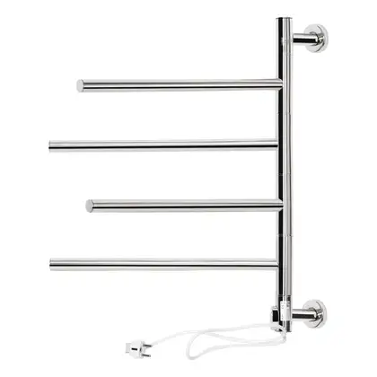 Сушарка рушників електрична Qtap Glide 11108R CRM (QTGLICRM11108R) фото 3 Aquada.com.ua