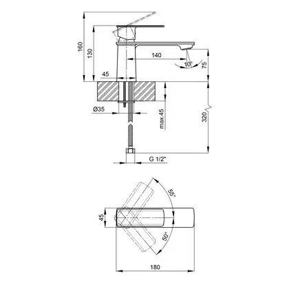 Змішувач для раковини Qtap Lodenice 1031102C (QTLOD1031102C) фото 2 Aquada.com.ua Змішувач для раковини Qtap Lodenice 1031102C (QTLOD1031102C) фото 2 Aquada.com.ua