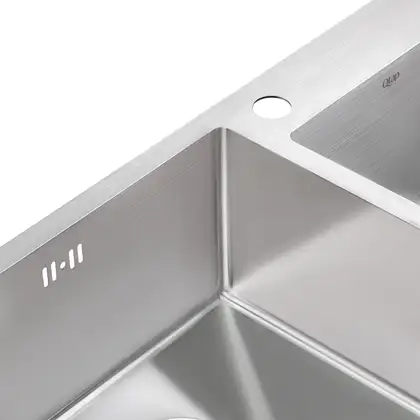 Кухонна мийка Qtap S7843 Satin 2.7/1.0 мм (QTS784310) (QTS784310) фото 6 Aquada.com.ua
