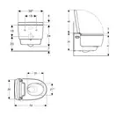 Подвесной унитаз-биде Geberit AquaClean Mera Classic (хром) (146.204.21.1) фото 8 Aquada.com.ua