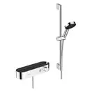 Душевая система с термостатом Hansgrohe Pulsify 105 3jet Relaxation (цвет - хром) (24260000) фото 1 Aquada.com.ua