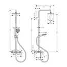 Душевая система с термостатом для ванны Hansgrohe Vernis Shape (цвет - хром) (26284000) фото 4 Aquada.com.ua