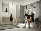 Слайдер для душевых шлангов Hansgrohe WallStoris, чёрный матовый (27917670) фото 4 Aquada.com.ua