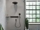 Угловая полка Hansgrohe AddStoris, чёрный матовый (41741670) фото 2 Aquada.com.ua