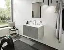 Мыльница подвесная Hansgrohe AddStoris, хром/стекло матовое (41746000) фото 6 Aquada.com.ua
