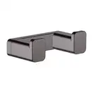 Крючок двойной Hansgrohe AddStoris, матовый чёрный хром (41755340) фото 1 Aquada.com.ua
