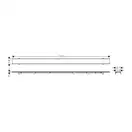 Трап для душа 100 см Hansgrohe RainDrain Rock (56033000) фото 3 Aquada.com.ua