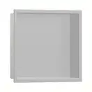 Настенная ниша со встроенной рамой Hansgrohe XtraStoris Original 30 x 30 x 10 см, нержавеющая сталь (56061800) фото 1 Aquada.com.ua