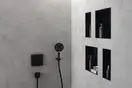 Ниша в стене с открытой рамой Hansgrohe XtraStoris Minimalistic 30 х 15 х 10 см, чёрный матовый (56070670) фото 2 Aquada.com.ua