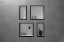 Настенная ниша с дизайнерской рамкой Hansgrohe XtraStoris Individual 30 х 30 х 10 см, чёрный матовый (56099670) фото 2 Aquada.com.ua