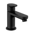 Кран для холодной воды Hansgrohe Vernis Blend (цвет - чёрный матовый), без донного клапана (71583670) фото 1 Aquada.com.ua