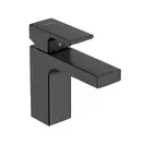 Смеситель для раковины 100 CoolStart Hansgrohe Vernis Shape (цвет - чёрный матовый), с донным клапаном (71594670) фото 1 Aquada.com.ua