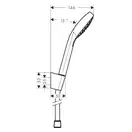 Набор смесителей для душа 3-в-1 Hansgrohe Logis/Croma Select E (цвет - хром) (71600112) фото 4 Aquada.com.ua