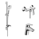 Набор смесителей для душа 3-в-1 Hansgrohe Logis/Crometta Vario (цвет - хром) (71600115) фото 1 Aquada.com.ua