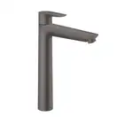 Смеситель для раковины высокий Hansgrohe Talis E (цвет - шлифованный чёрный хром), с донным клапаном (71716340) фото 1 Aquada.com.ua