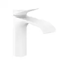 Смеситель для раковины Hansgrohe Vivenis (цвет - белый матовый), без донного клапана (75022700) фото 1 Aquada.com.ua