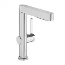 Смеситель для раковины высокий, с вытяжным душем, 2 вида струи Hansgrohe Finoris (цвет - хром), с донным клапаном Push Open (76063000) фото 1 Aquada.com.ua