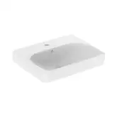 Раковина подвесная Geberit Smyle Square 55 х 44 х h16,5 см, с 1 отверстием под смеситель (500.259.01.1)