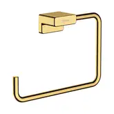 Полотенцедержатель - кільце Hansgrohe AddStoris, Polished Gold Optic (41754990)