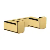Гачок подвійний Hansgrohe AddStoris 3,6х1,6x6,6 см, Polished Gold Optic (41755990)